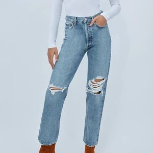 Agolde ripped 90s pinch jeans